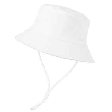 Imagem de Chapéu de sol para bebês YMYDYFC de algodão e linho 48 cm 6-12 meses