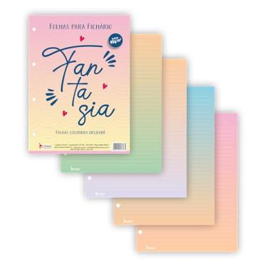 Imagem de Refil P/Fichário - Fantasia - 80 Folhas 90 g/m²- Unitário