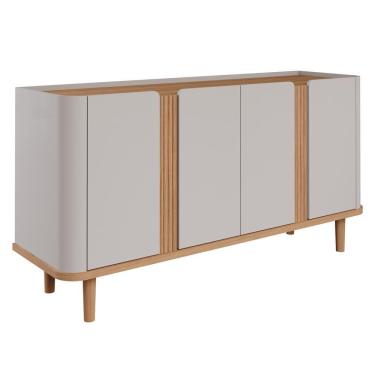 Imagem de Buffet 4 Portas Eva Off White/nature Cimol Móveis 