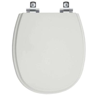 Imagem de Assento Sanitário Soft Close Alamo Cinza Claro Para Vaso Santa Clara