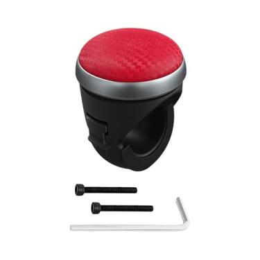 Imagem de HQRNYP Botão giratório de volante, esfera de força do volante, silicone antiderrapante para carro, rotação de 360 graus com rolamento, acessórios automotivos, bola giratória de carro com uma mão