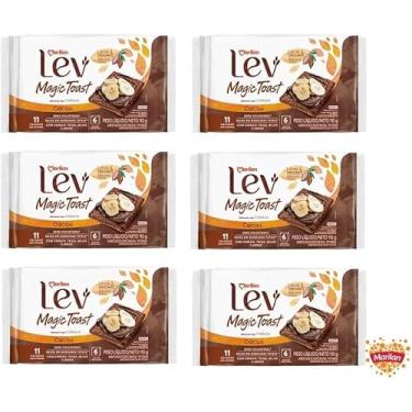 Imagem de 6 Torrada Doce Lev Magic Toast Cacau E Cereais Marilan 110g