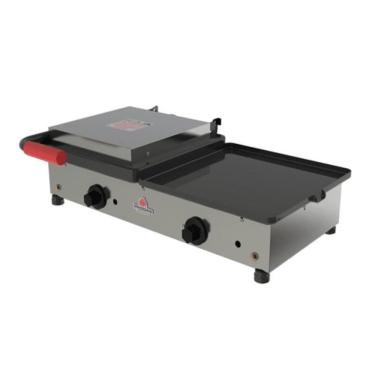 Imagem de Sanduicheira Elétrica Dupla Progás PR-700 E Style 220V Inox