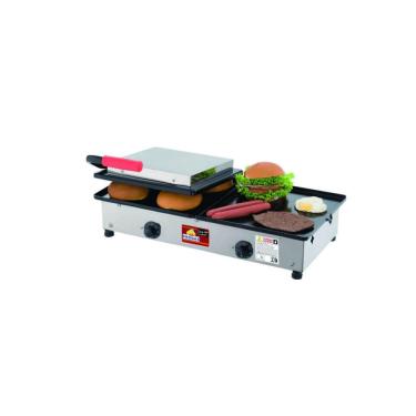 Imagem de Sanduicheira Grill Bifetera Dupla Elétrica Progás 220V Pr700