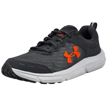 Imagem de Under Armour Charged Assert 10 Tênis de corrida masculino, Antracite, antracite, vermelho, 43