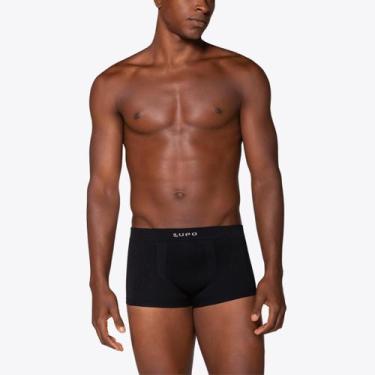 Imagem de Cueca Lupo Sunga Micromodal Sem Costura 00656-001, Preto, M