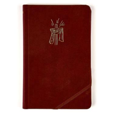 Imagem de Livro - Bíblia Sagrada Slim NVI, Luxo, Tecido cereja sobre capa dura, 