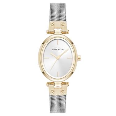 Imagem de Anne Klein Relógio feminino com pulseira de malha