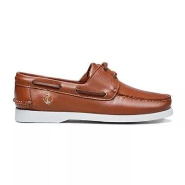 Imagem de Mocassim Samello Deckshoes Couro Isla Naturalle-Masculino