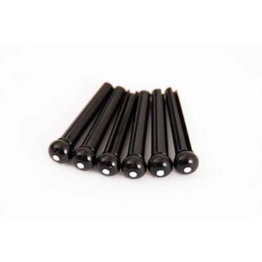 Imagem de Pino Para Cavalete De Violão Aço Csp1 Preto 6 Unidades