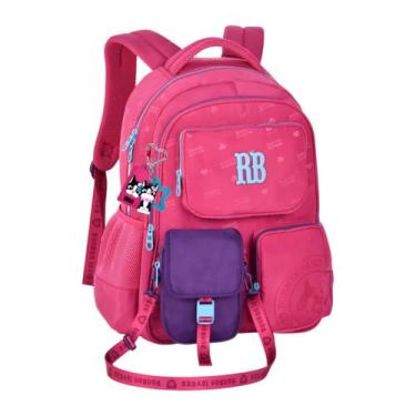 Imagem de Mochila Escolar De Costas Juvenil Porta Notebook E Tablet Feminina Reb