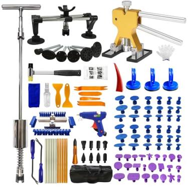 Imagem de Chymogul Kit De Ferramentas Para Reparo De Amassados Em Carroceria Com 108 Peças, Reparo De Amassados Em Carroçaria, Ferramenta Para Remoção De Amassados Sem Pintura, Extrator De Amassados, Extrator