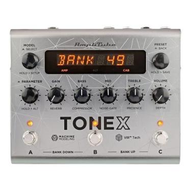 Imagem de Pedal Ik Multimedia Tonex Tone Modeling Silver Para Baixo