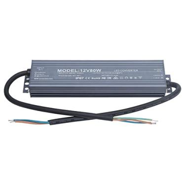 Imagem de Hyuduo Fonte de Alimentação de Driver de LED à Prova D'água IP67 80W AC170-265V Entrada Com Proteção contra Sobrecarga para Tiras de Luz LED Câmeras CCTV (24 V)