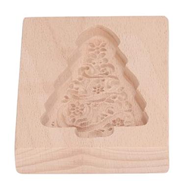 Imagem de Cryfokt Molde de Madeira Esculpida para Biscoitos, Lindo Carimbo Gravado para Biscoitos, Muffins, Pão, Presente para Família e Amigos, Madeira de Faia (#2)