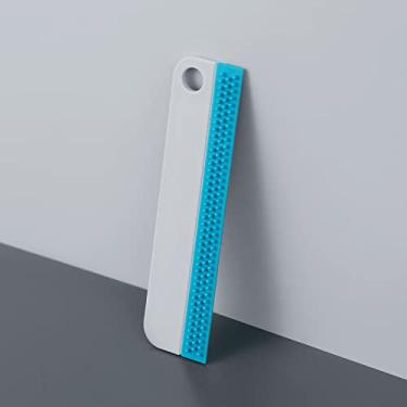 Imagem de Rodo de chuveiro para portas de vidro, rodo pequeno para porta de vidro de chuveiro, mini rodo de silicone para janela, porta, banheiro