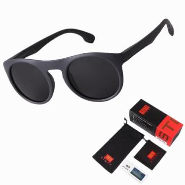 Imagem de Óculos de Sol Polarizado Redondo Uv400 Story TR90 STYZ9157M, Cinza