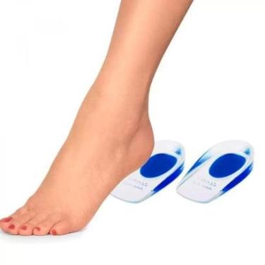 Imagem de PALMILHA SILICONE GEL ORTOPÉDICA CALCANHAR CALCANHEIRA-Unissex