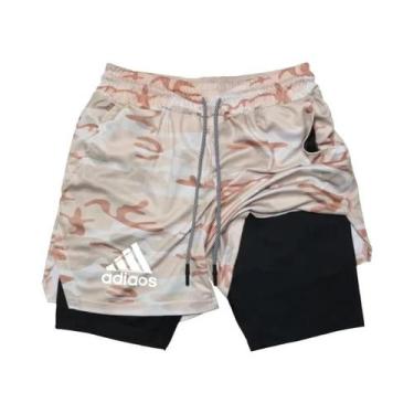 Imagem de Shorts De Compressão Em Malha De Secagem Rápida Para Homens, Shorts De