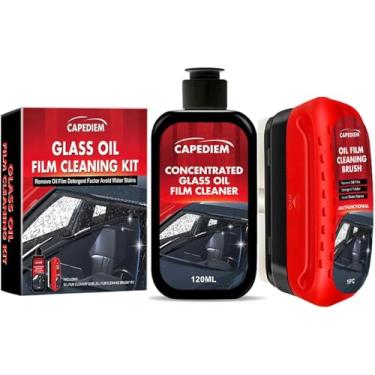 Imagem de MoNing Pacote com 2 escovas de limpeza de filme de óleo automotivo –