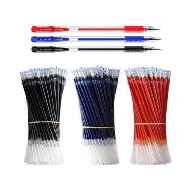 Imagem de Conjunto De Canetas Gel Pretas E Azuis De 0,5 Mm, Papelaria Kawaii Cor