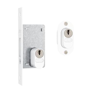 Imagem de Fechadura Auxiliar 601A Stam Porta Externa Branco Gorje