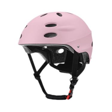 Imagem de predolo Capacete de ciclismo de estrada, capacete ajustável para bicicleta e skate, ideal para crianças, ciclistas, skatistas e praticantes de diversos, Luz Rosa