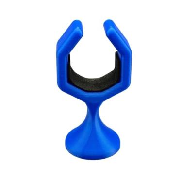 Imagem de oshhni Apoio de mão para taco de bilhar, suporte para taco de sinuca, substituto para luva, portátil, universal, suporte ergonômico para pontas grandes e, Azul