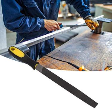 Imagem de Mingzhe 8in Meio Moinho Redondo Arquivo de Aço Rasp Alça Afiar Ferramenta de Modelagem Projetos Metal para Ferro Aço (Lima meia redonda dente médio 8 polegadas)