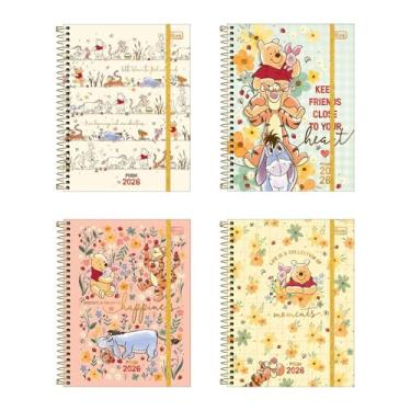 Imagem de Agenda Espiral Planner Pooh M7 2021 Tilibra