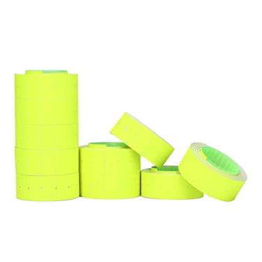 Imagem de Acouto 3 Tubos de Etiquetas de Preços de 15.000 Unidades 21x12mm para M5500 MX5500 Amarelo Eficiente e Fácil de Usar (Amarelo Fluorescente)