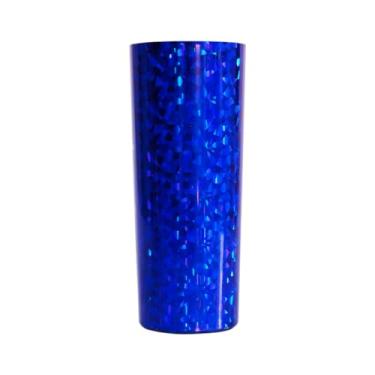 Imagem de Kit 30 Unidades Copos Long Drink 350ml Resistente Para Festa Bebida (Azul Holográfico)