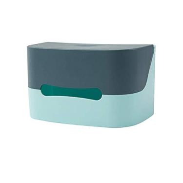 Imagem de Dispenser de Papel Toalha Parede com Grande Espaço Armazenamento Saída Instalação Fácil Alto ABS para Casa Escritório Ba