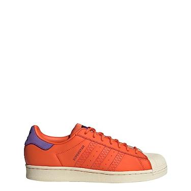 Imagem de Adidas Superstar Tênis masculino, Laranja semiimpacto/laranja artesanal/roxo, 41