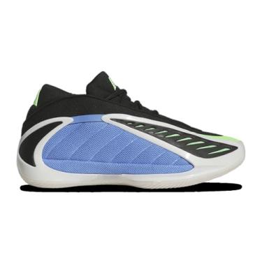 Imagem de adidas Anthony Edwards 1 Tênis de basquete masculino cano baixo, Blue Fusion/Zero Metallic/Lime Burst, 44