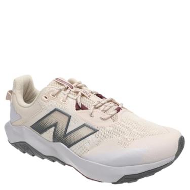 Imagem de New Balance Tênis de corrida feminino Dynasoft Nitrel V6 Trail, Bisque/cinza pérola/vinho lavado, 7.5 Wide