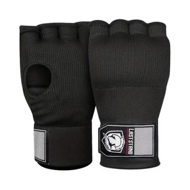 Imagem de Luva De Boxe De Gel Com Dedos Cortados E Alça Longa Para Treinamento D