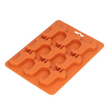 Imagem de Formas de Cubo Gelo Silicone em Forma Cachorro para Chocolate Lápis Cera Velas Iogurte Sem BPA Grau Alimentar Fácil Desmoldar Limpeza Ferramentas Baki