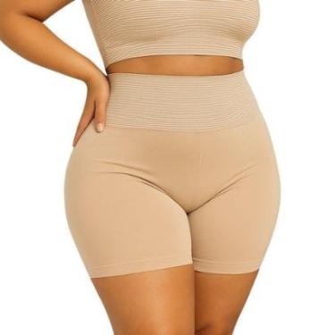 Imagem de Short Modelador Plus Size Anágua Cós Alto Andreia-Feminino