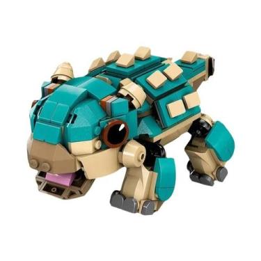 Imagem de Conjunto De Blocos De Montar Dinossauro Ankylosaurus MOC World Park Br