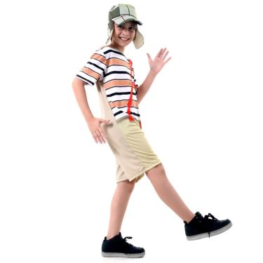 Imagem de Fantasia Infantil - Chaves Curto - Tamanho M (6 a 8 anos) - 16140 - Sulamericana