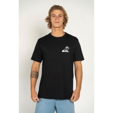 Imagem de Camiseta Quiksilver M/C Heat Waves Double Preto-Preto-G-Masculino
