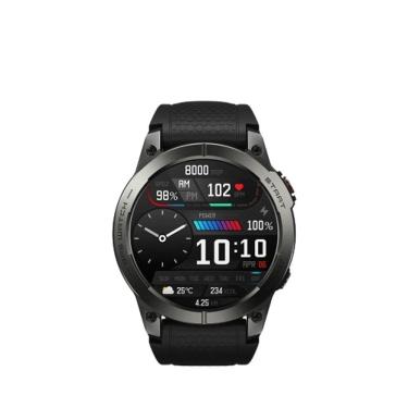 Imagem de Relógio Zeblaze Stratos 3 Premium, Tela Ultra Hd Amoled, Gps Embutido, Hi-fi Bluetooth Preto