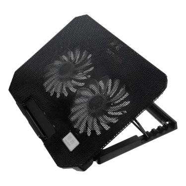 Imagem de Base Suporte Resfriador Notebook 2 Coolers LED Informática
