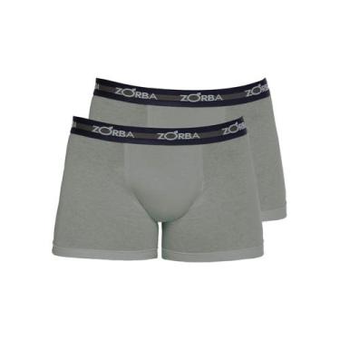 Imagem de Kit com 2 Cuecas Boxer Zorba 702, Chumbo, XG