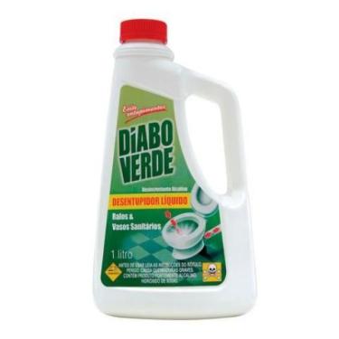 Imagem de Desentupidor diabo verde liquido 1l - MULTINACIONAL