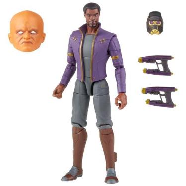 Imagem de Boneco hasbro marvel legends what if... t'challa star-lord, Roxo