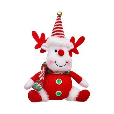 Imagem de Decorações De Mesa De Natal Artesanais: Bonecos De Pelúcia De Papai No