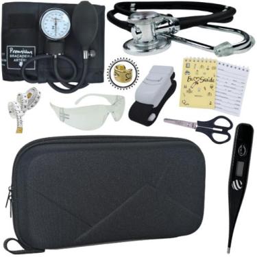 Imagem de Kit Enfermagem Com Case Premium Incoterm - Love Saude, PRETO PREMIUM