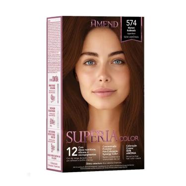Imagem de Tonalizante Supéria Amend Color 574 Marrom Acobreado